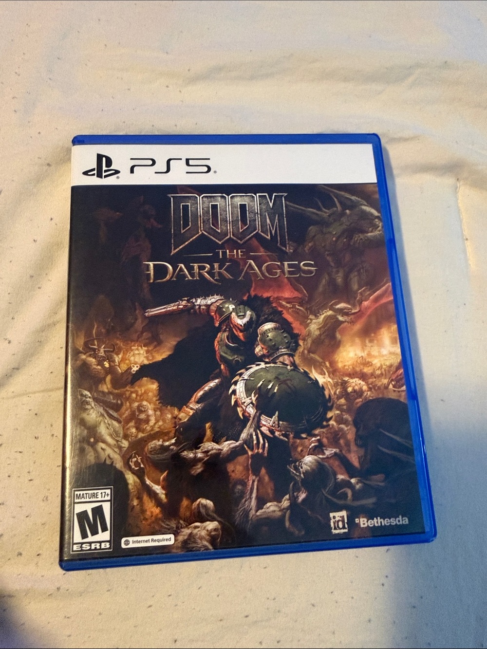 Sony PS5 Doom: The Dark Ages - Blue Case